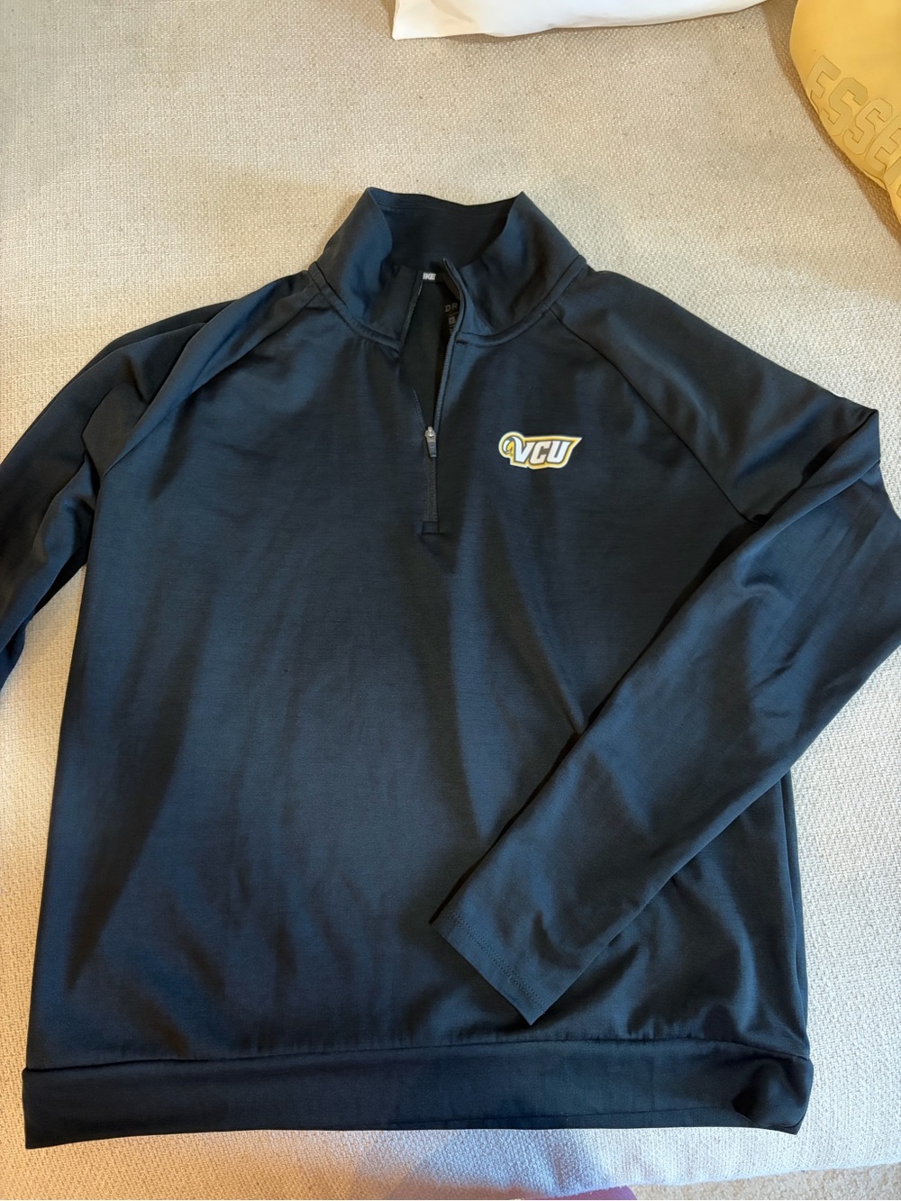 VCU Nike Black Dri-FIT Quarter-Zip Pullover